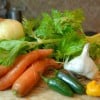 Fresh vegetables for homemade soup stock | BoulderLocavore.com