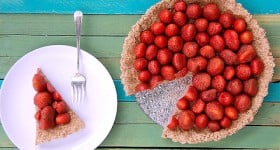 3 Ingredent No Bake Strawberry Tart | BoulderLocavore.com