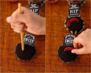 boulderlocavore.com graveyard cupcakes tutorial 3 collage