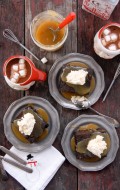 BoulderLocavore.com Gingerbread Cake with Butter Rum Toffee Sauce