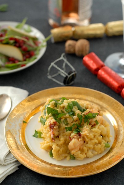 BoulderLocavore.com Lobster Risotto with saffron and haricto vert BoulderLocavore.com