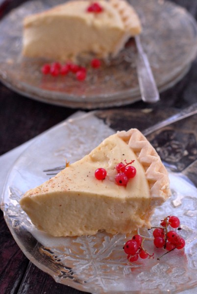 Eggnog Pie slice | BoulderLocavore.com