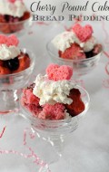 Cherry Pound Cake Bread Pudding Valentine's Day BoulderLocavore
