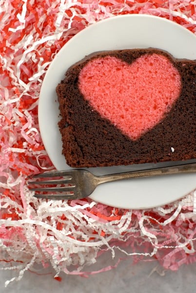 Hidden Heart Valentine's Pound Cake gluten free BoulderLocavore.com 