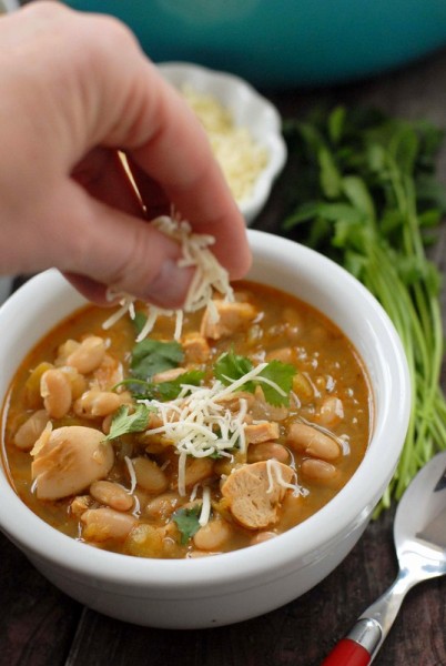 Spicy White Chili gluten free  BoulderLocavore.com #healthy