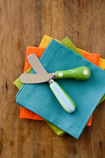 cocktail napkins spreading knife 1070 BoulderLocavore.com