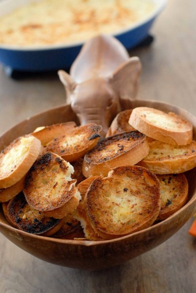 gluten free Garlic Toast rounds BoulderLocavore.com