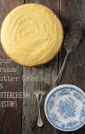 Sour Cream Butter Cake Buttercream Frosting | BoulderLocavore.com