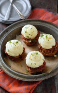 Muffin Tin Meatloaf with Mashed Potatoes  #glutenfree| BoulderLocavore.com