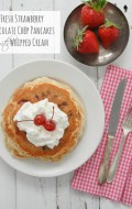 Fresh Strawberry Chocolate Chip Pancakes #gluten-free - BoulderLocavore.com