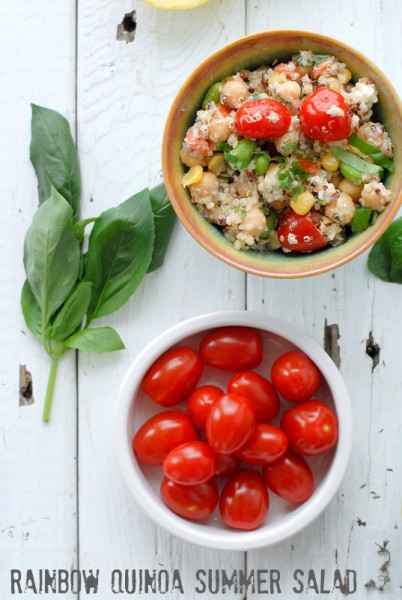 Rainbow Quinoa Summer Salad - BoulderLocavore.com 