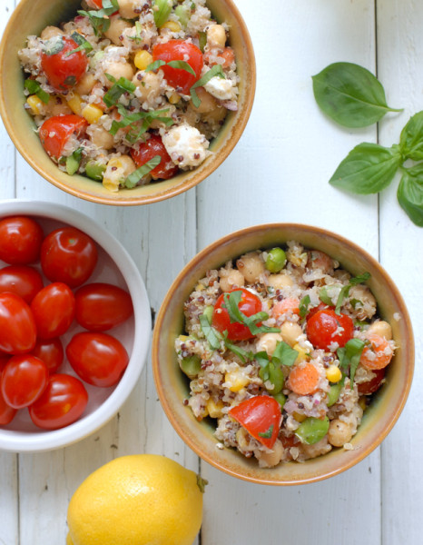 Rainbow Quinoa Summer Salad - BoulderLocavore.com 
