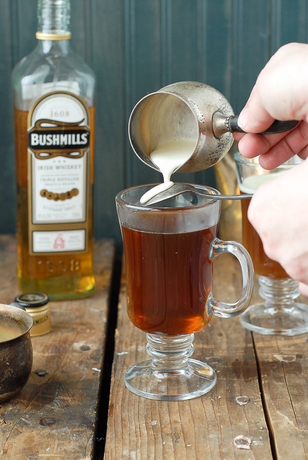 Authentic Irish coffee