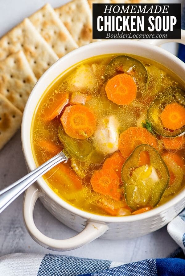 Homemade deals chicken soup