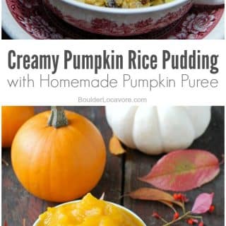 Creamy Pumpkin Rice Pudding