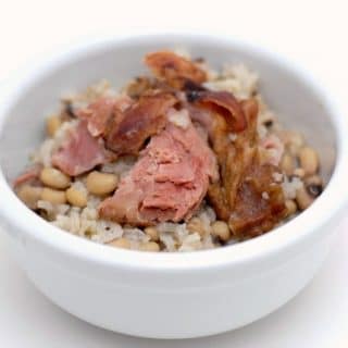 Hoppin' John: rustic Black Eyed Peas and Ham