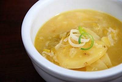 Simple French Potato Leek Soup BoulderLocavore.com