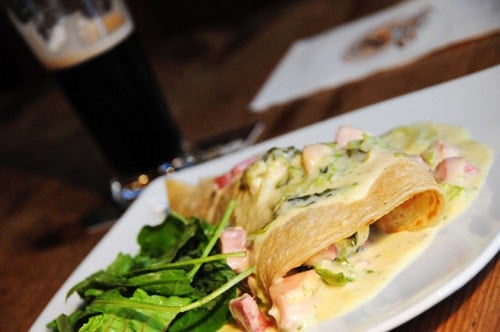 A plate with Boxty and Potato