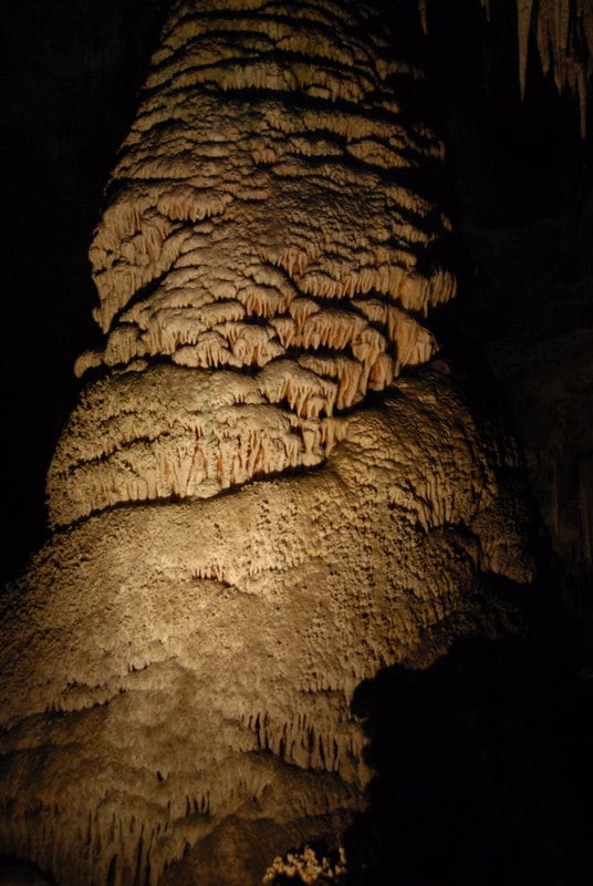 formation in Carlsbad Caverns