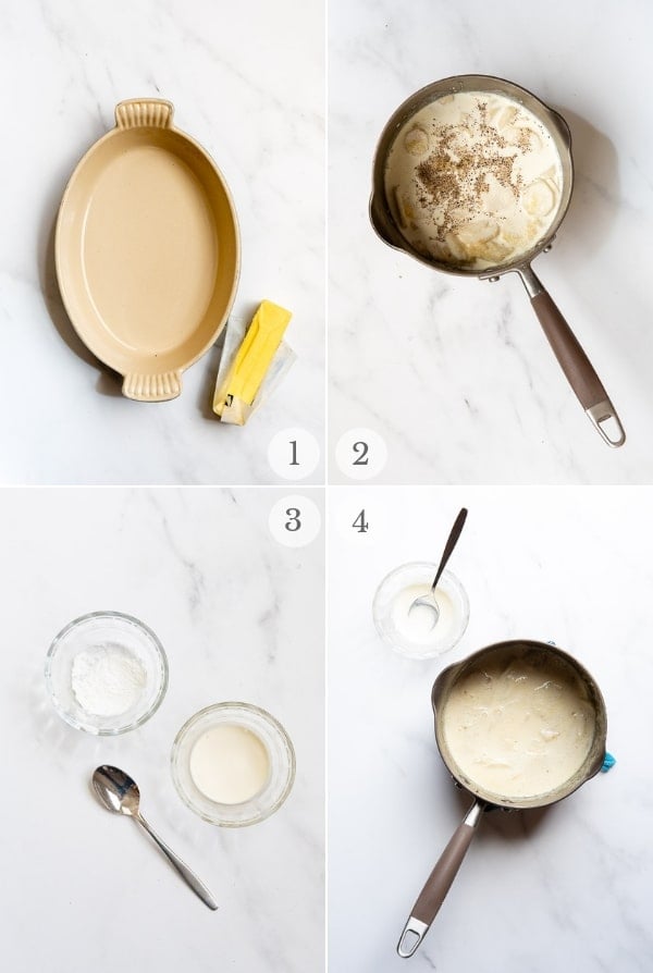 Sunchokes recipe process photos collage 1