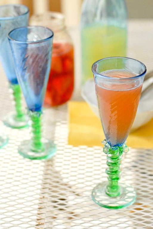 Strawberry Vodka Lemonade cocktail