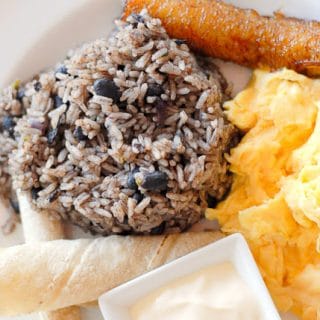 Authentic Costa Rican Gallo Pinto recipe (beans and rice). A filling flavorful dish solo or perfect side dish, even for breakfast! - BoulderLocavore.com