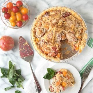 Fresh Savory Tomato Pie - BoulderLocavore.com