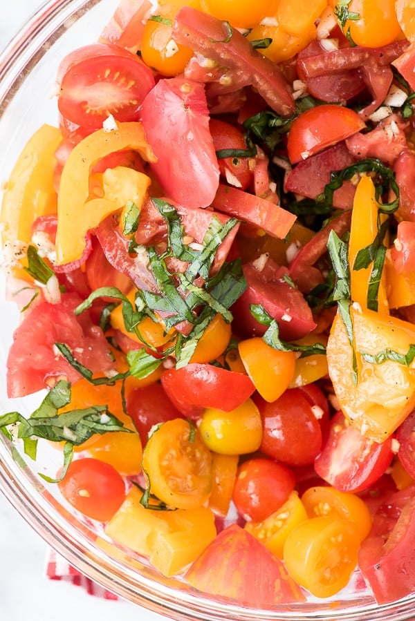 Savory Tomato Pie - Bluebonnet Baker