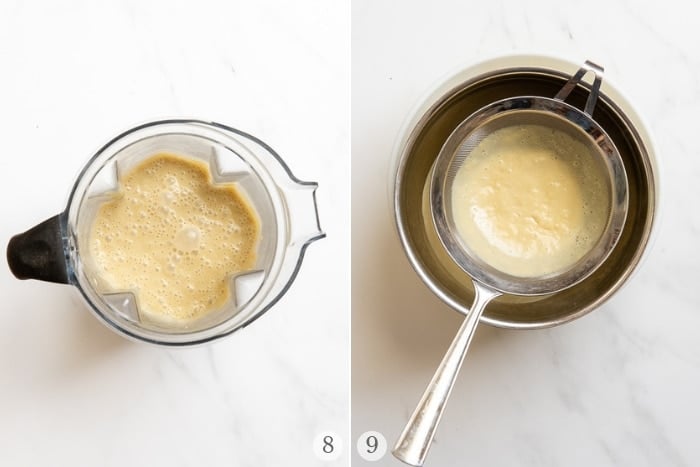 Making Homemade Banana Pudding process images