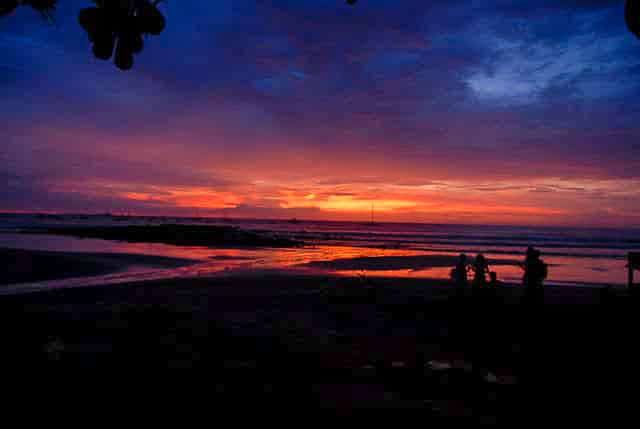 Tamarindo Costa Rica sunset