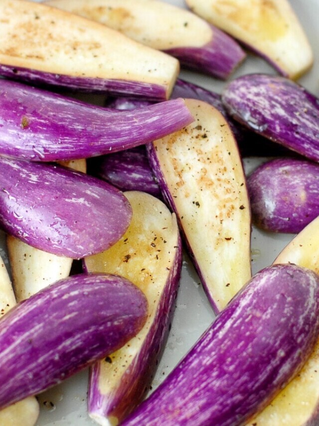 Grilled Fairy Tale Eggplant