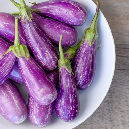 Grilled Fairy Tale Eggplant