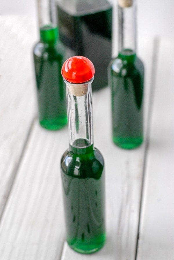 Homemade Creme de Menthe