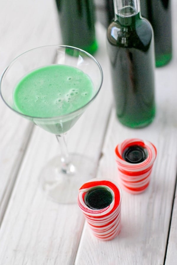 Creme de Menthe and Grasshopper Cocktail