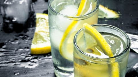 Homemade Lemon-Infused Vodka & Lemon Vodka Tonic