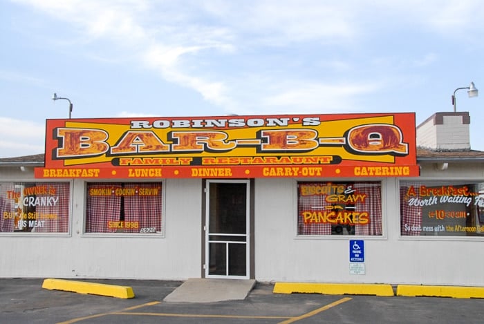 Robinson's BBQ Amarillo Texas exterior