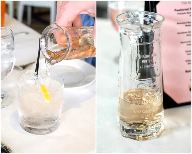 making a St. Germain Cocktail