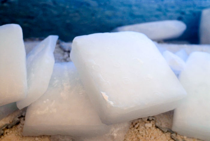 blocks of dry ice