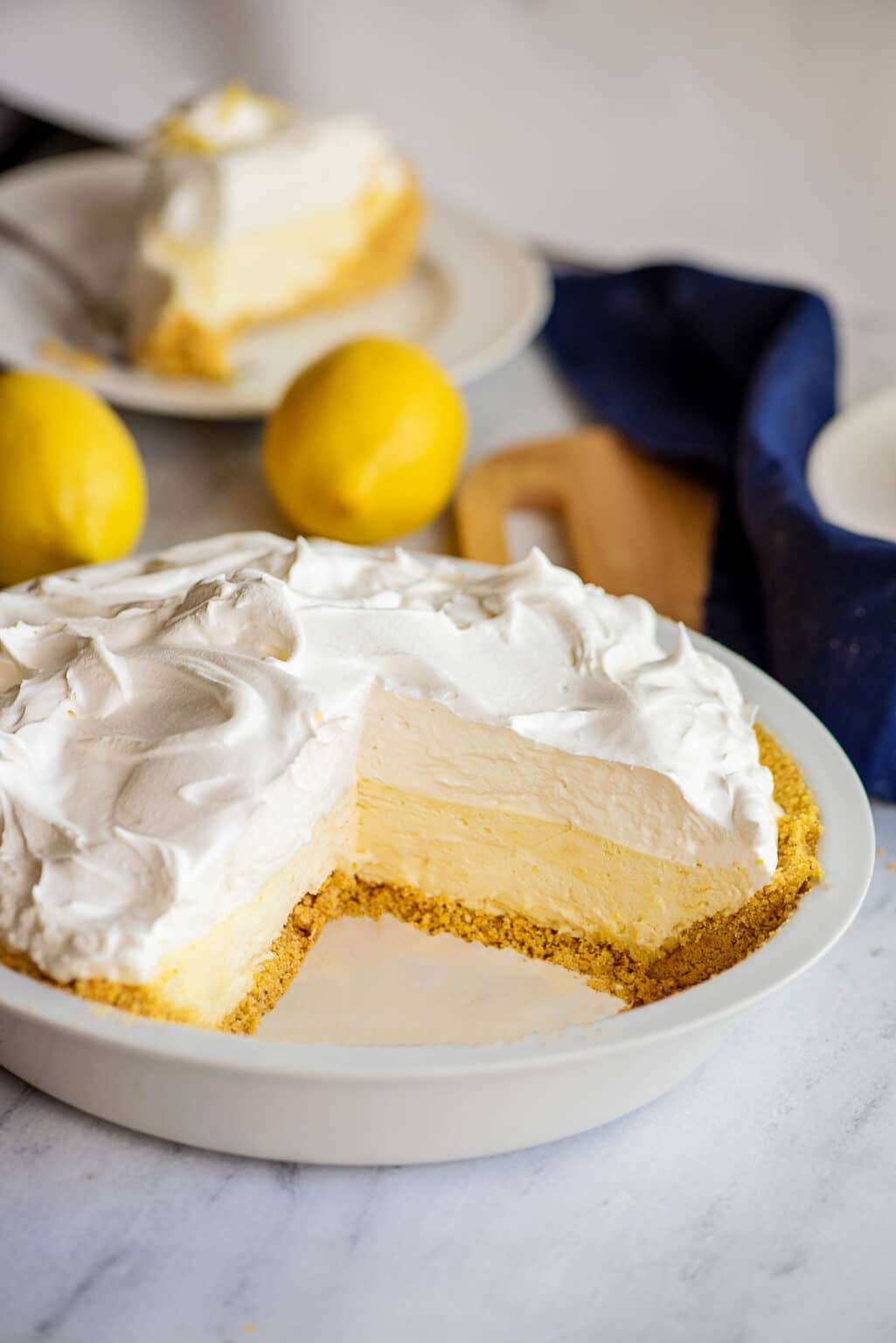 Lemon Chiffon Pie - A Creamy Custard Pie- Boulder Locavore