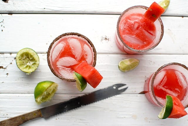 Smoky Watermelon-Jalapeno Margarita from above