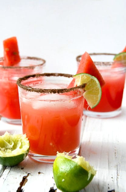 Smoky Watermelon-Jalapeno Margarita