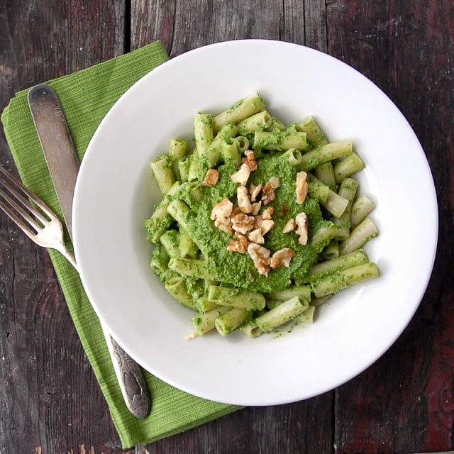 Kale Pesto Mushroom Pistachio Bowls Recipe - Love and Lemons