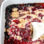 Homemade Raspberry Pandowdy dessert fresh from the oven single serving BoulderLocavore.com