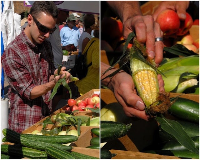 Chef Shawn Cubberley at Vail Farmers Market