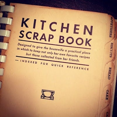 vintage cookbook