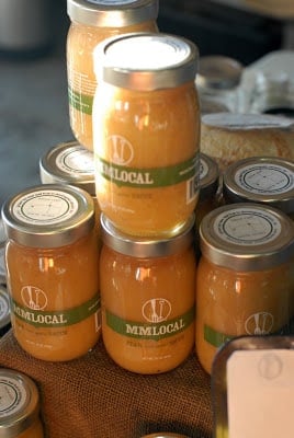 A close up of bottles of applesauce