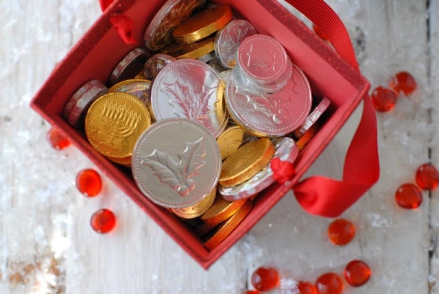 chocolate foil coins