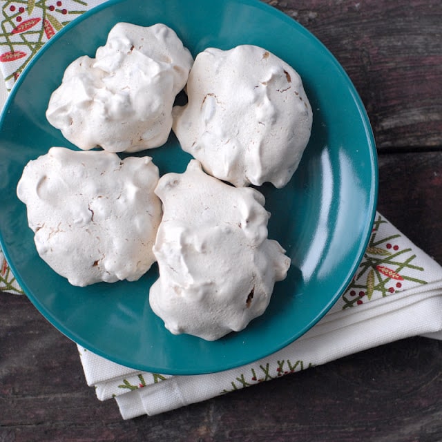 Forgotten Cookies recipe. An airy meringue cookie with chocolate chips and nuts. Placed in a preheated oven and left overnight to set. Gluten-free | BoulderLocavore.com