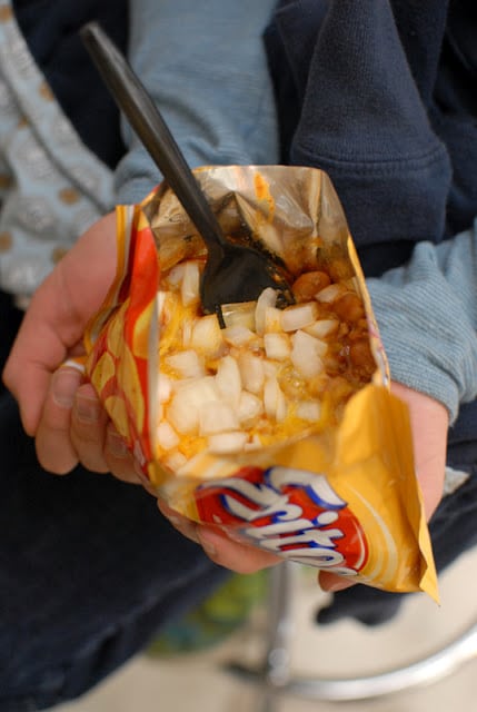 The Original Frito Pie in Frito-Lay bag