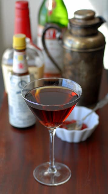 Classic Manhattan cocktail